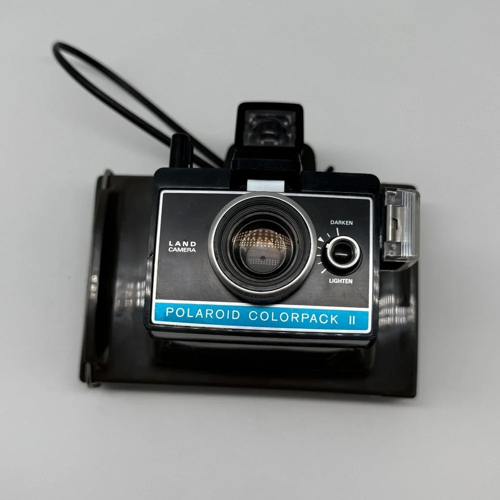 Vintage Polaroid Colorpack II Land Camera  Brown Instant Pack Film USA